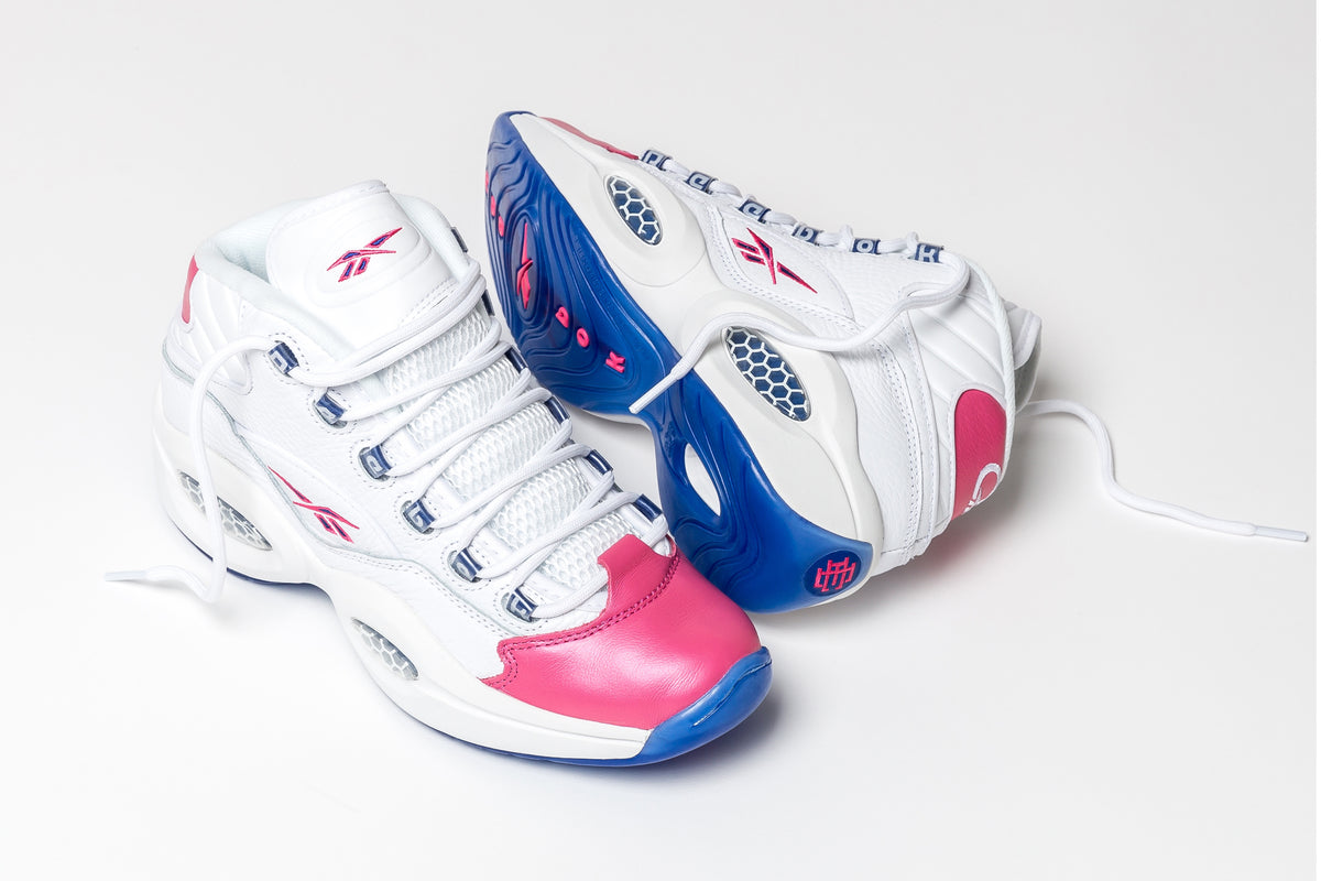 REEBOK QUESTION MID X ERIC EMANUEL PINK TOE PACKER SHOES