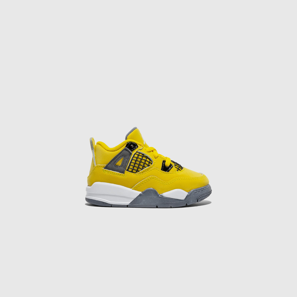  Nike Toddler Air Jordan 4 Retro Td Lightning 2021, Tour  Yellow/Dark Blue Grey, 4C