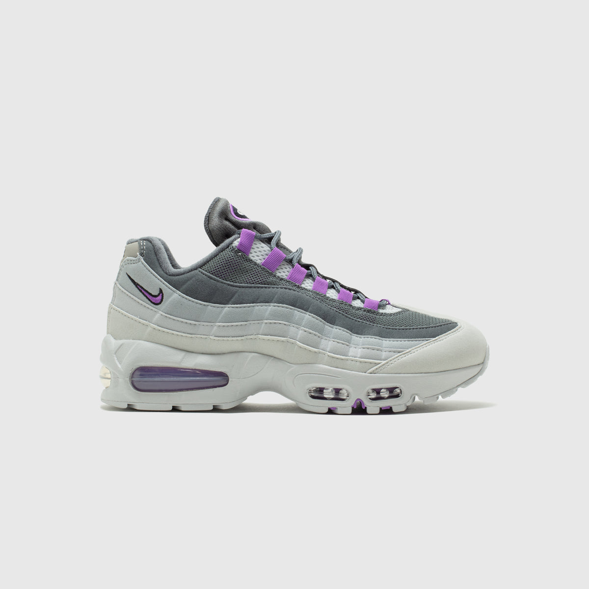 Nike Air Max 95 グレー/ホワイト/パープル AIR MAX 95 BIG BUBBLE OG 