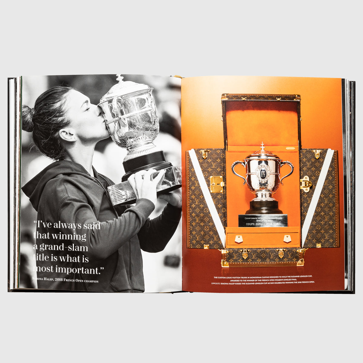Louis Vuitton have designed the trophy trunks for Roland-Garros