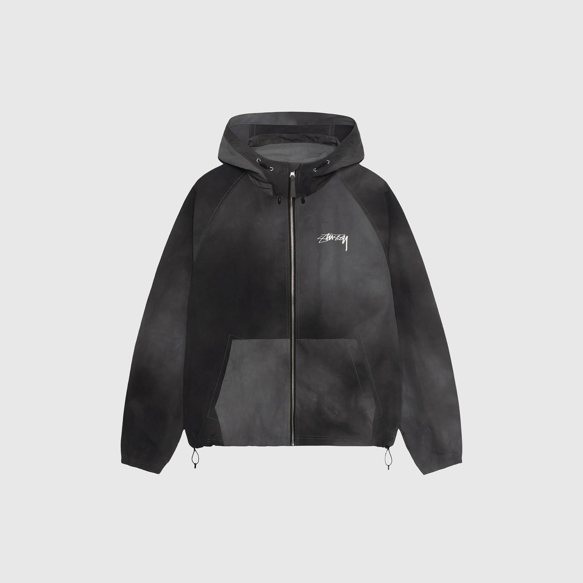 Stussy シェルジャケットBEACH SHELL WAVE DYE Beach Shell Wave Dye – Black | Outerwear | Stüssy