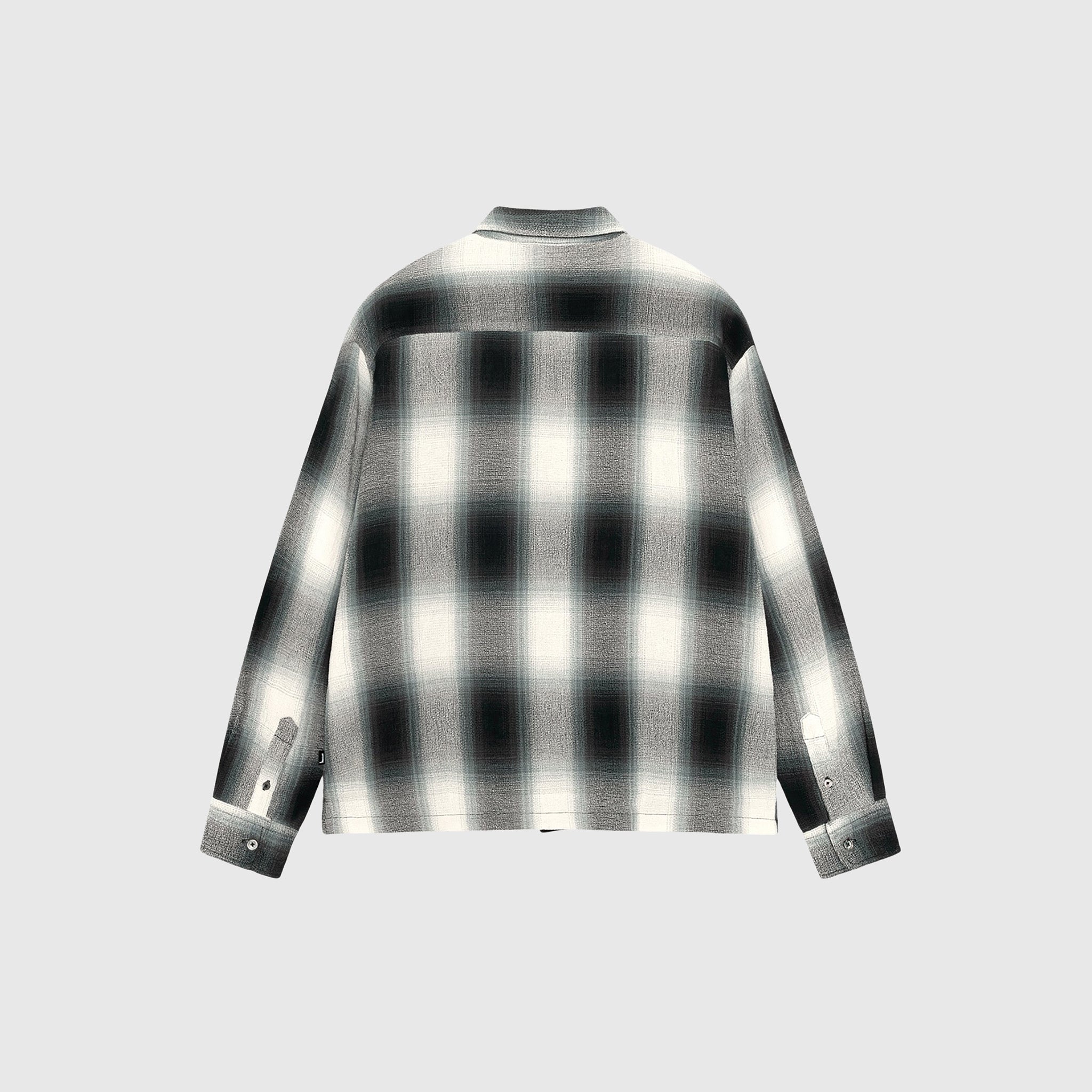 LOOSE WEAVE PLAID SHIRT
