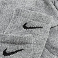 EVERYDAY PLUS CUSHIONED CREW SOCK (3-Pack) "CARBON HEATHER"