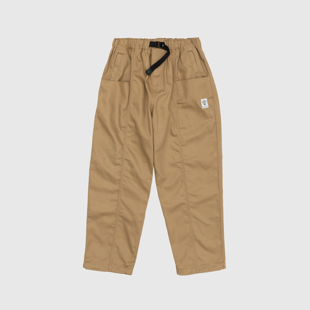 COTTON TWILL BELTED C.S PANT