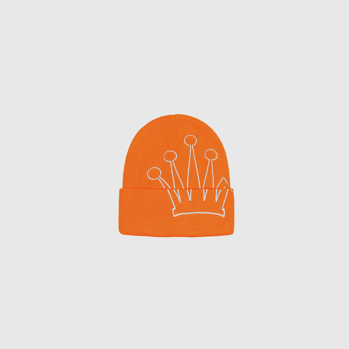 Stussy Orange Basic Cuff Beanie Basic Cuff Beanie – Premier main image 2