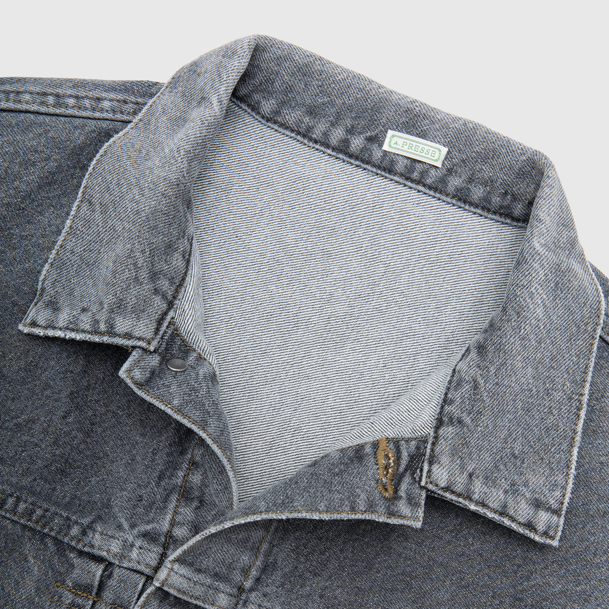 VINTAGE GRAY DENIM JACKET – PACKER SHOES