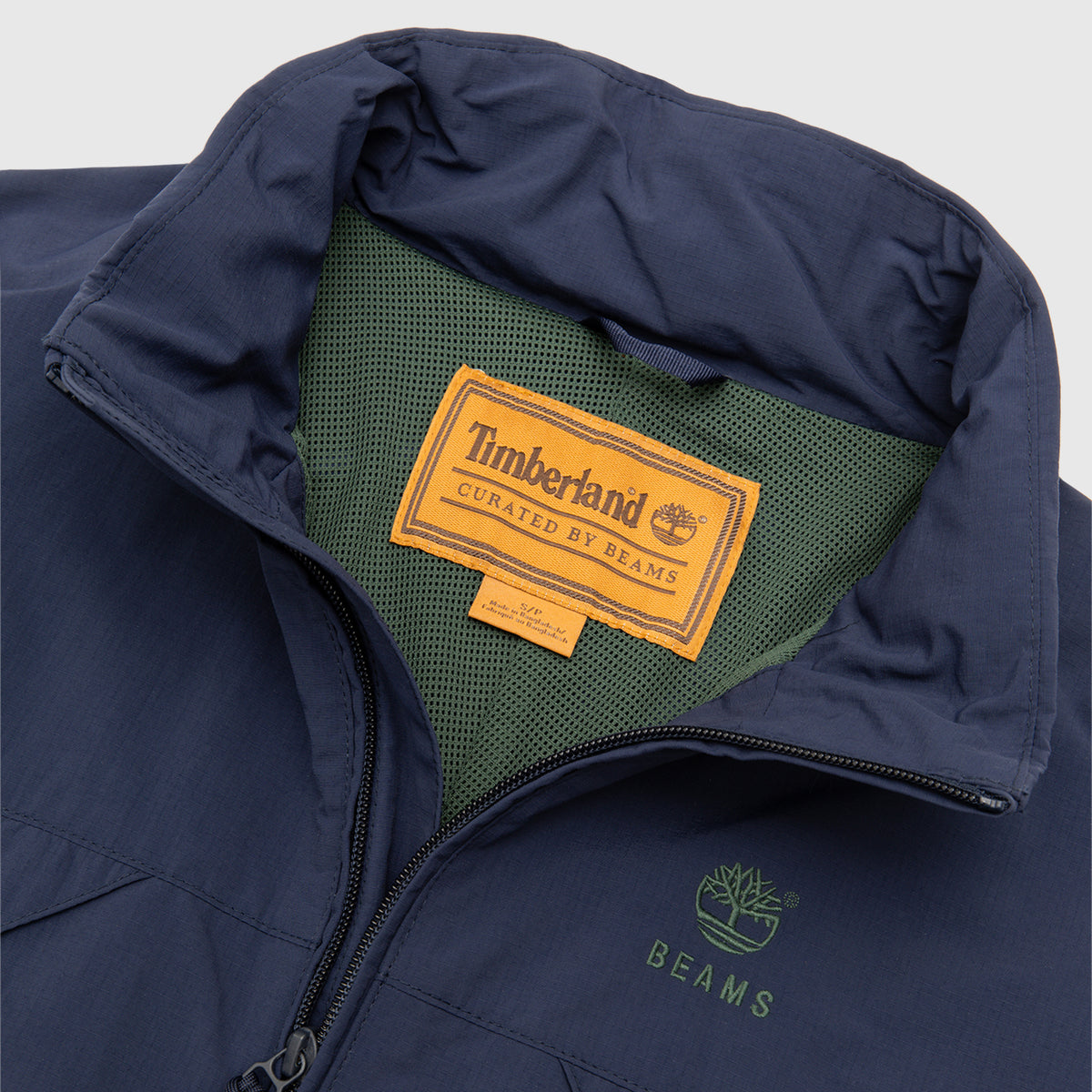 TIMBERLAND X BEAMS NYLON ZIP-UP CONVERTIBLE JACKET – PACKER SHOES