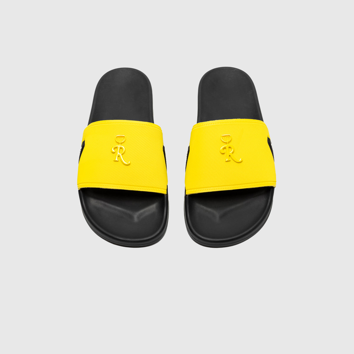 Size 45 EU/12 US Raf Simons Astra Slide \'Yellow Black\' HR810002S 0087 Brand New Raf Simons (Runner) Astra Black Red | SOMEWHERE® main image 2