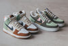 NIKE AIR FORCE 1 '07 "OIL GREEN" AND WMNS DUNK HIGH "TOASTY"