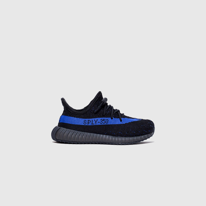 ADIDAS YEEZY BOOST 350 V2 KIDS "CORE BLACK/DAZZLING BLUE"