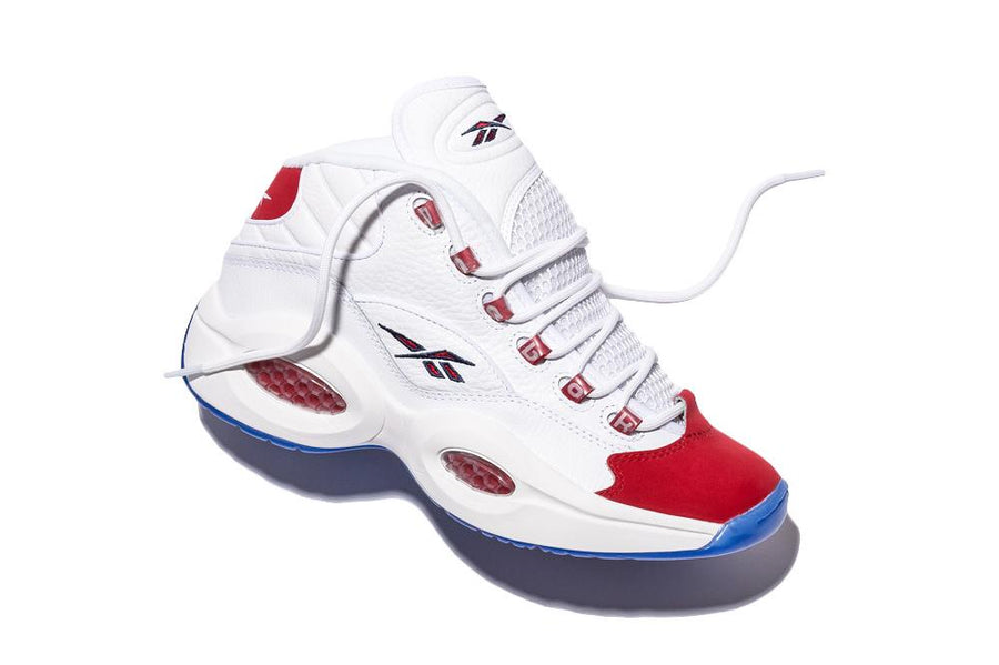 Rood pad perspectief REEBOK QUESTION MID "RED TOE" – PACKER SHOES