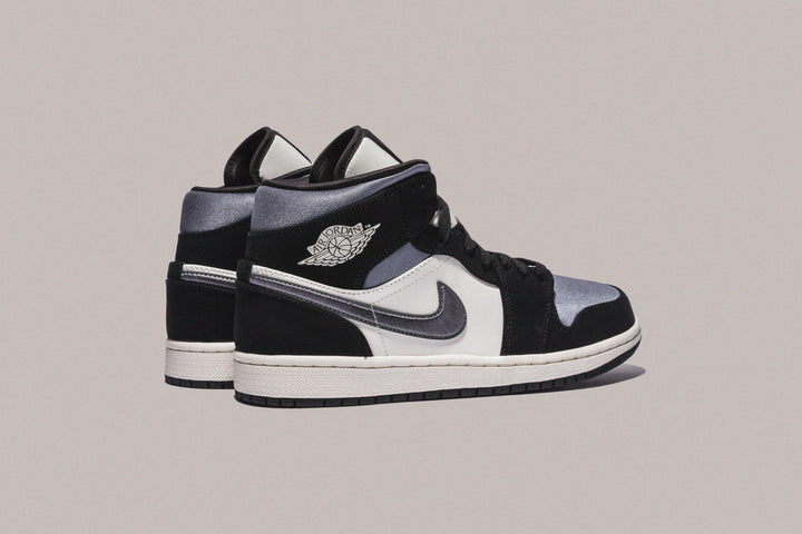 AIR JORDAN 1 MID SE "SMOKE GREY SATIN"