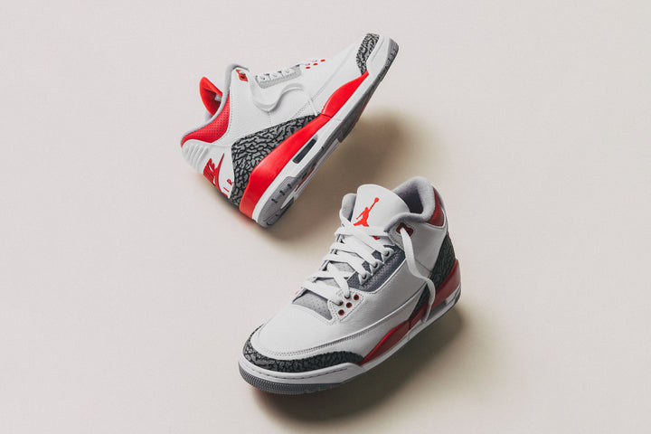 JORDAN AIR JORDAN 3 RETRO "FIRE RED" (FULL FAMILY)