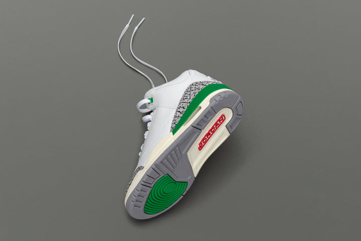 JORDAN WMNS AIR JORDAN 3 RETRO "LUCKY GREEN"
