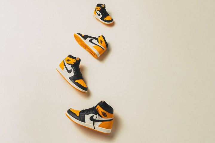 JORDAN AIR JORDAN 1 RETRO HIGH OG "YELLOW TOE" (FULL FAMILY)