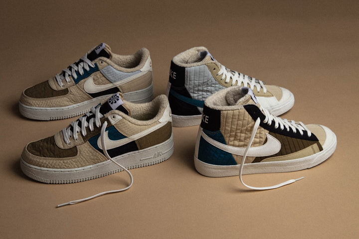 NIKE AIR FORCE 1 '07 LX AND NIKE BLAZER MID '77 LX NN