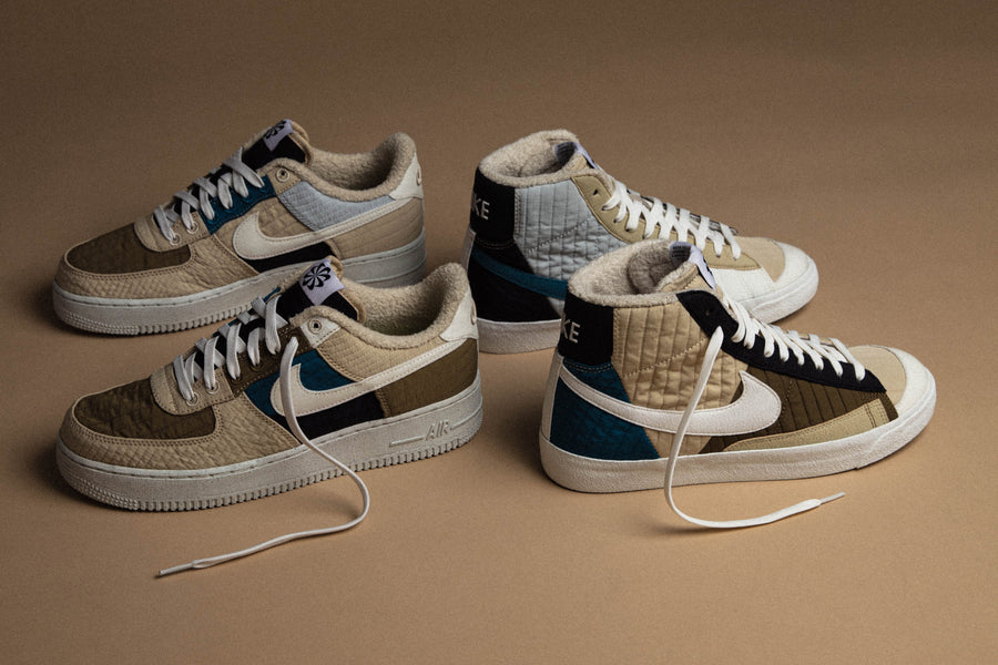 Nauwgezet versnelling geur NIKE AIR FORCE 1 '07 LX AND NIKE BLAZER MID '77 LX NN – PACKER SHOES
