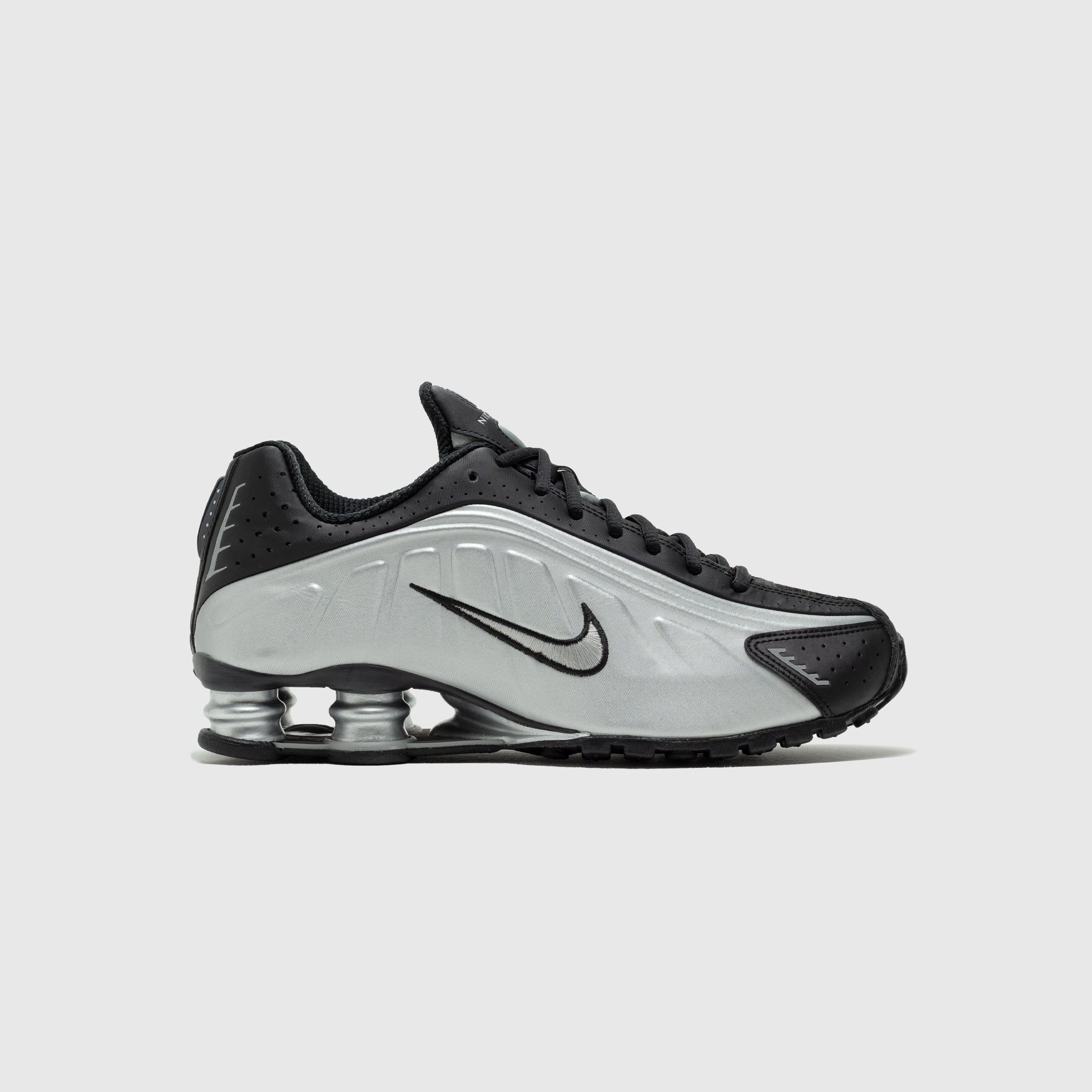 SHOX R4 "METALLIC SILVER/BLACK"