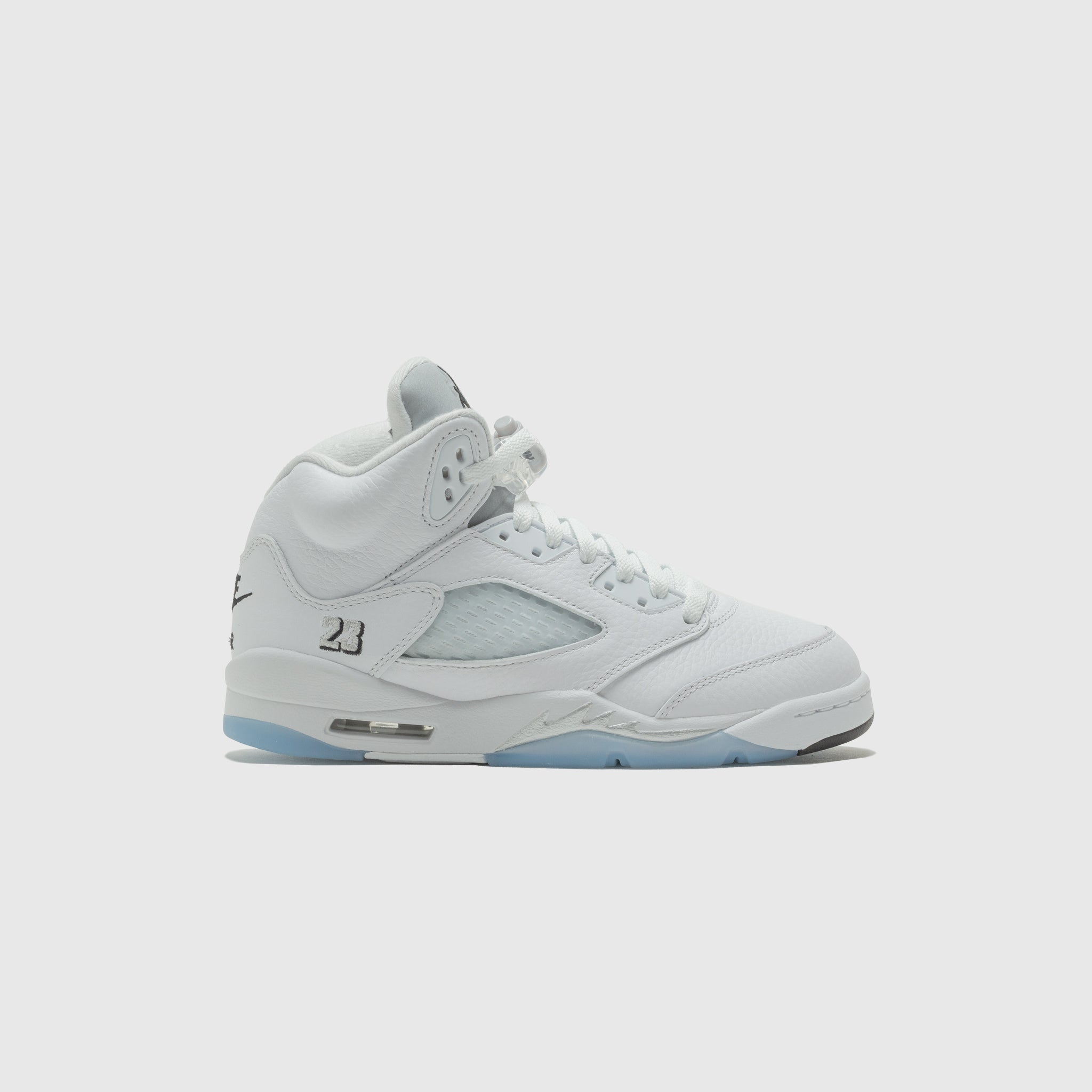 AIR JORDAN 5 RETRO (GS) "WHITE METALLIC"
