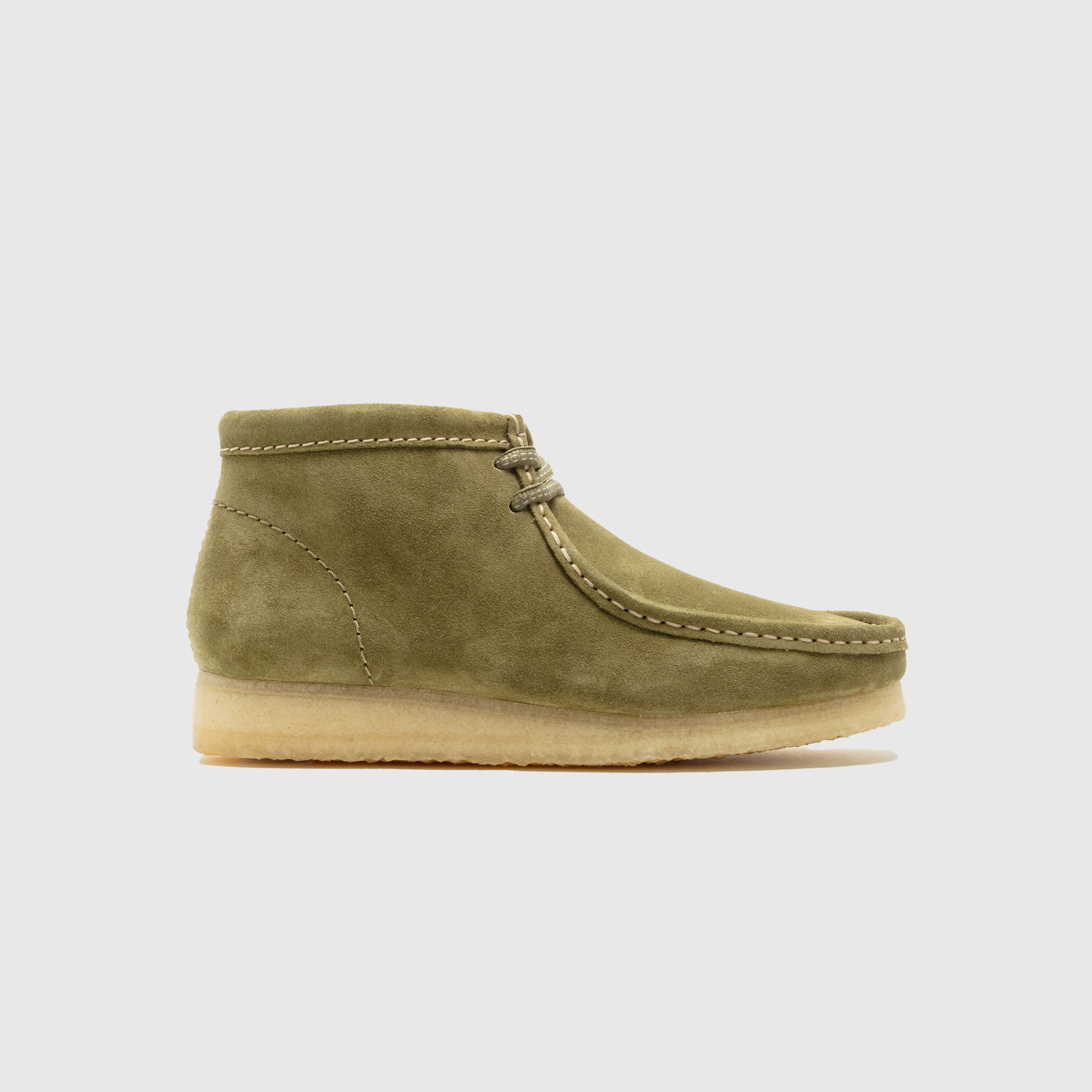WALLABEE BOOT "GREEN SUEDE"