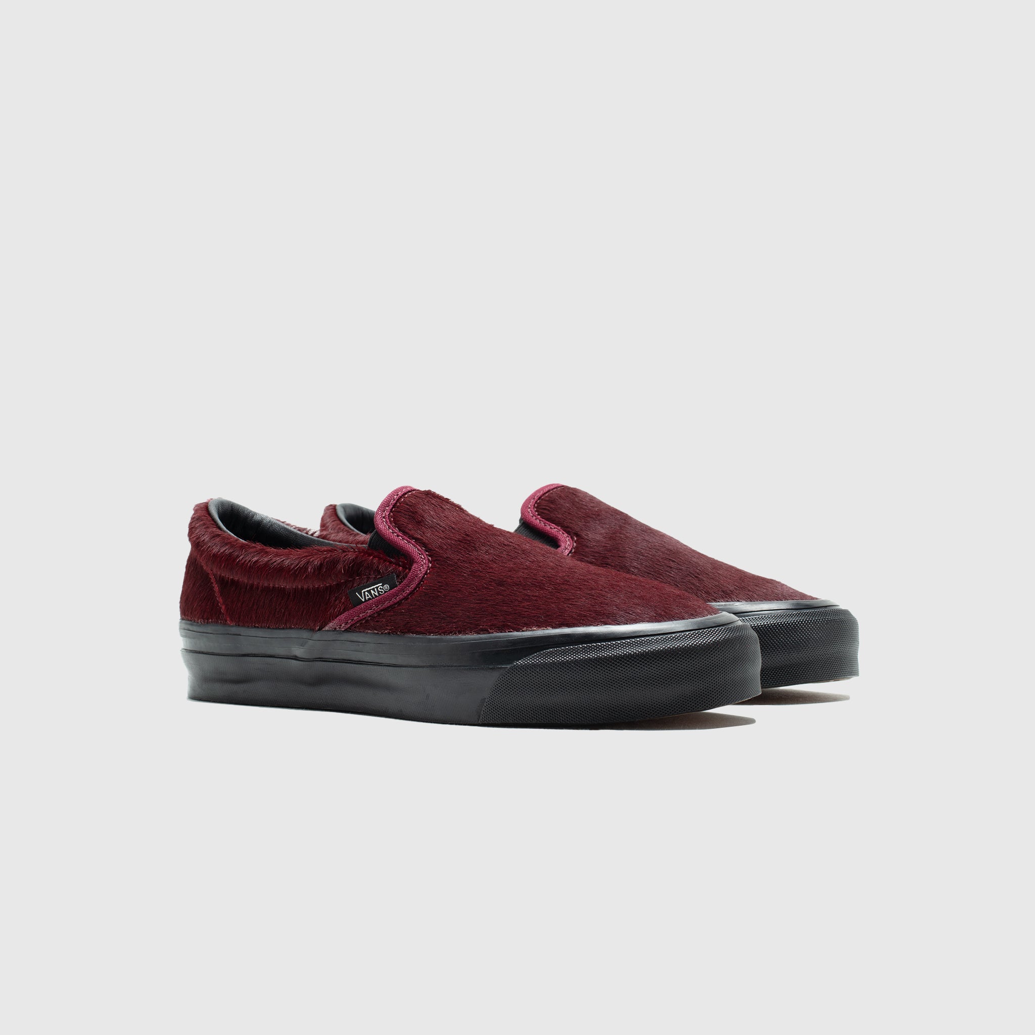 LX CLASSIC SLIP-ON 98 "PONY HAIR BURGUNDY"