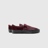 LX CLASSIC SLIP-ON 98 "PONY HAIR BURGUNDY"