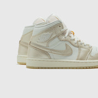 WMNS AIR JORDAN 1 MID SE "METALLIC TEAM GOLD"