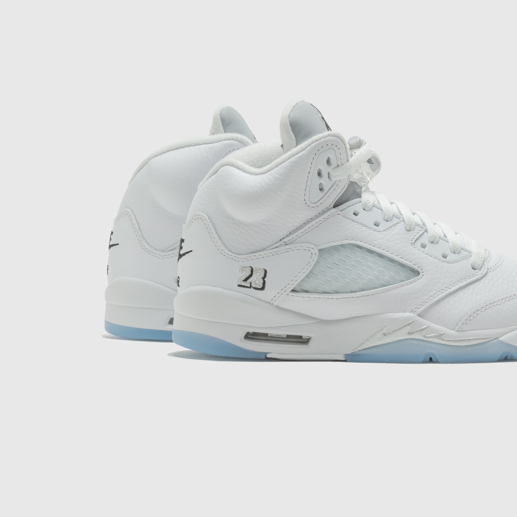 AIR JORDAN 5 RETRO (GS) "WHITE METALLIC"