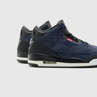 AIR JORDAN 3 X LEVI'S "INDIGO & GYM RED"