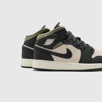 AIR JORDAN 1 MID (GS) "MEDIUM OLIVE"