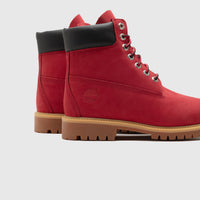 PREMIUM 6 INCH WATERPROOF BOOT "DARK RED NUBUCK"