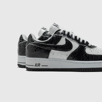 AIR FORCE 1 LOW CRACKED LEATHER "BLACK/WHITE"