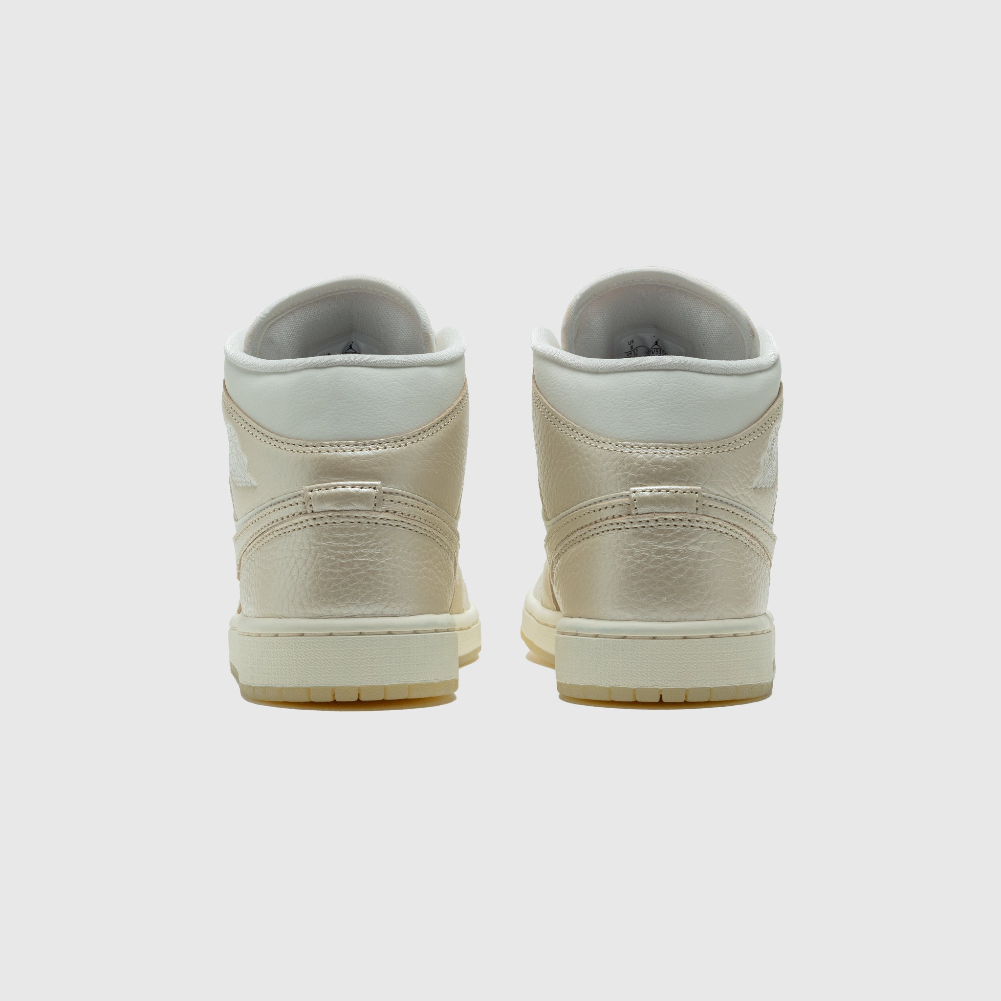 WMNS AIR JORDAN 1 MID SE "METALLIC TEAM GOLD"