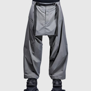 P30BL-ENCAPSULATED NYLON ULTRAWIDE DRAWCORD PANT