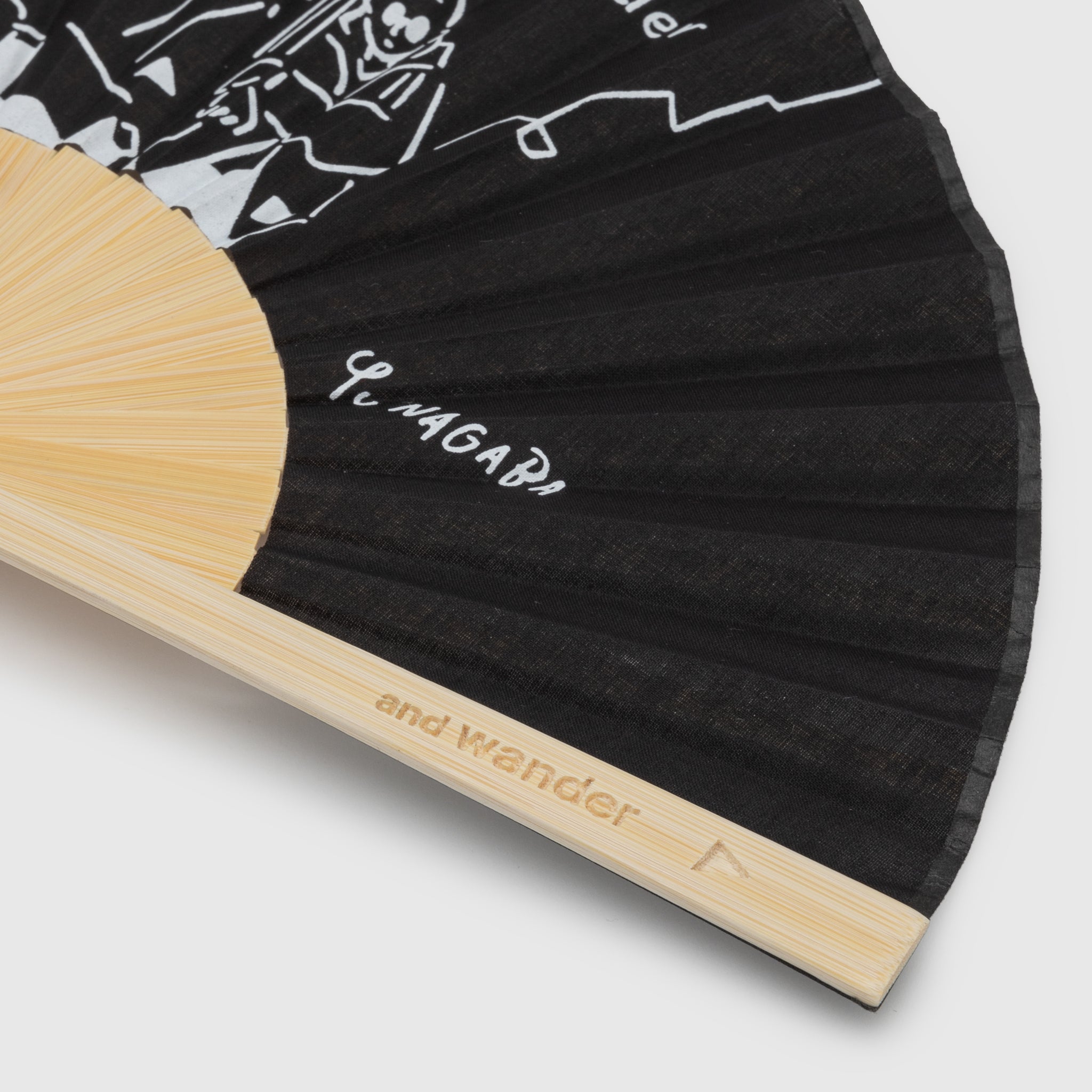 YU NAGABA FOLDING HAND FAN