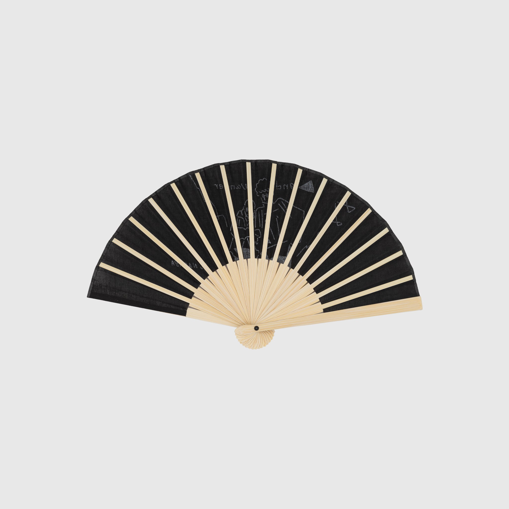 YU NAGABA FOLDING HAND FAN