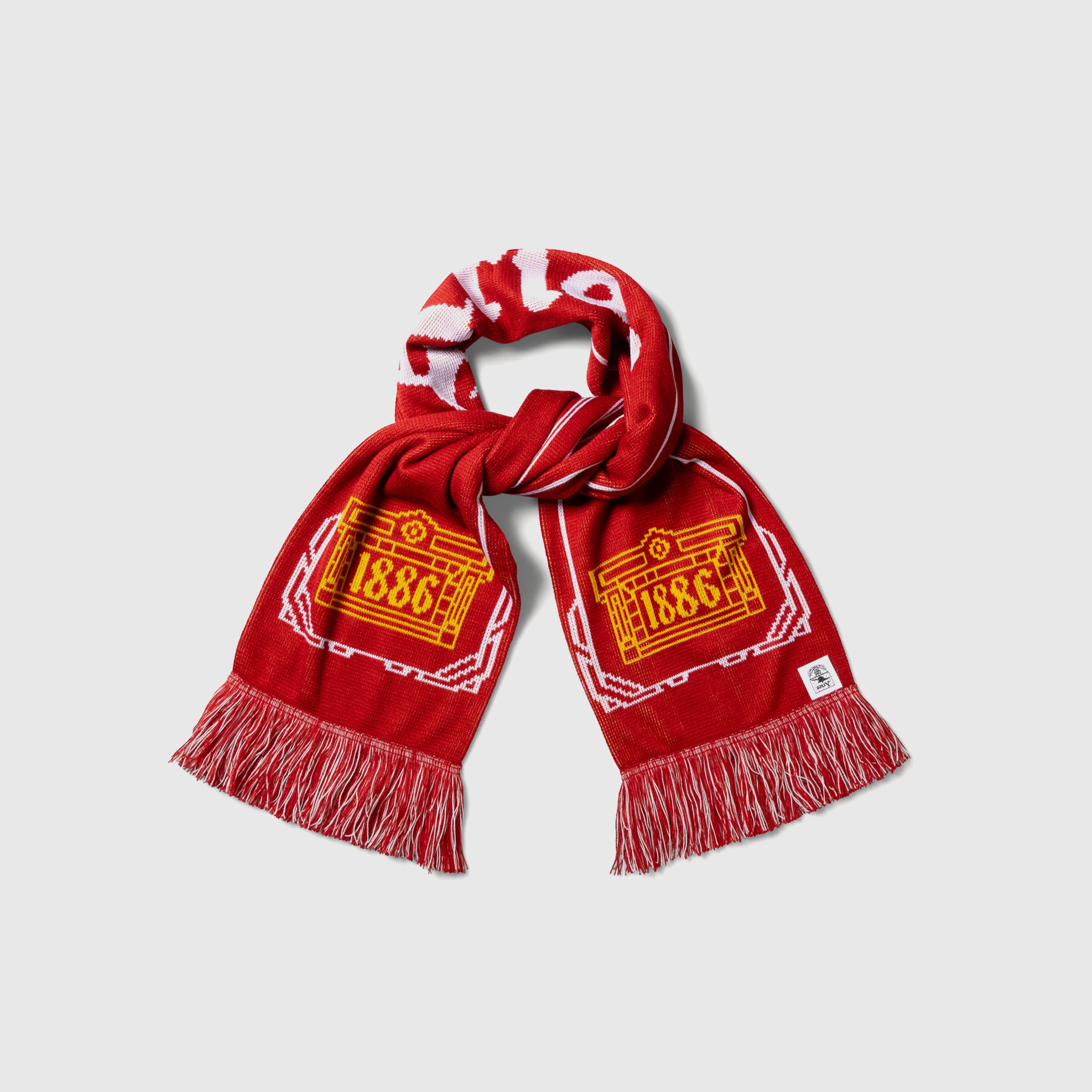 ARSENAL X ARIES COLUMN LOGO SCARF