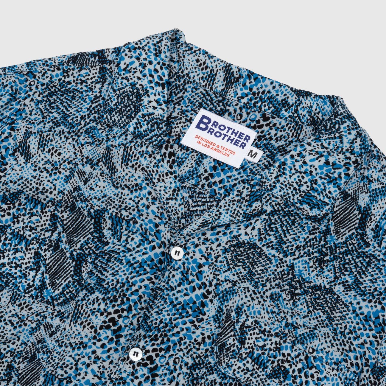 RAYON CAMP COLLAR L/S SHIRT