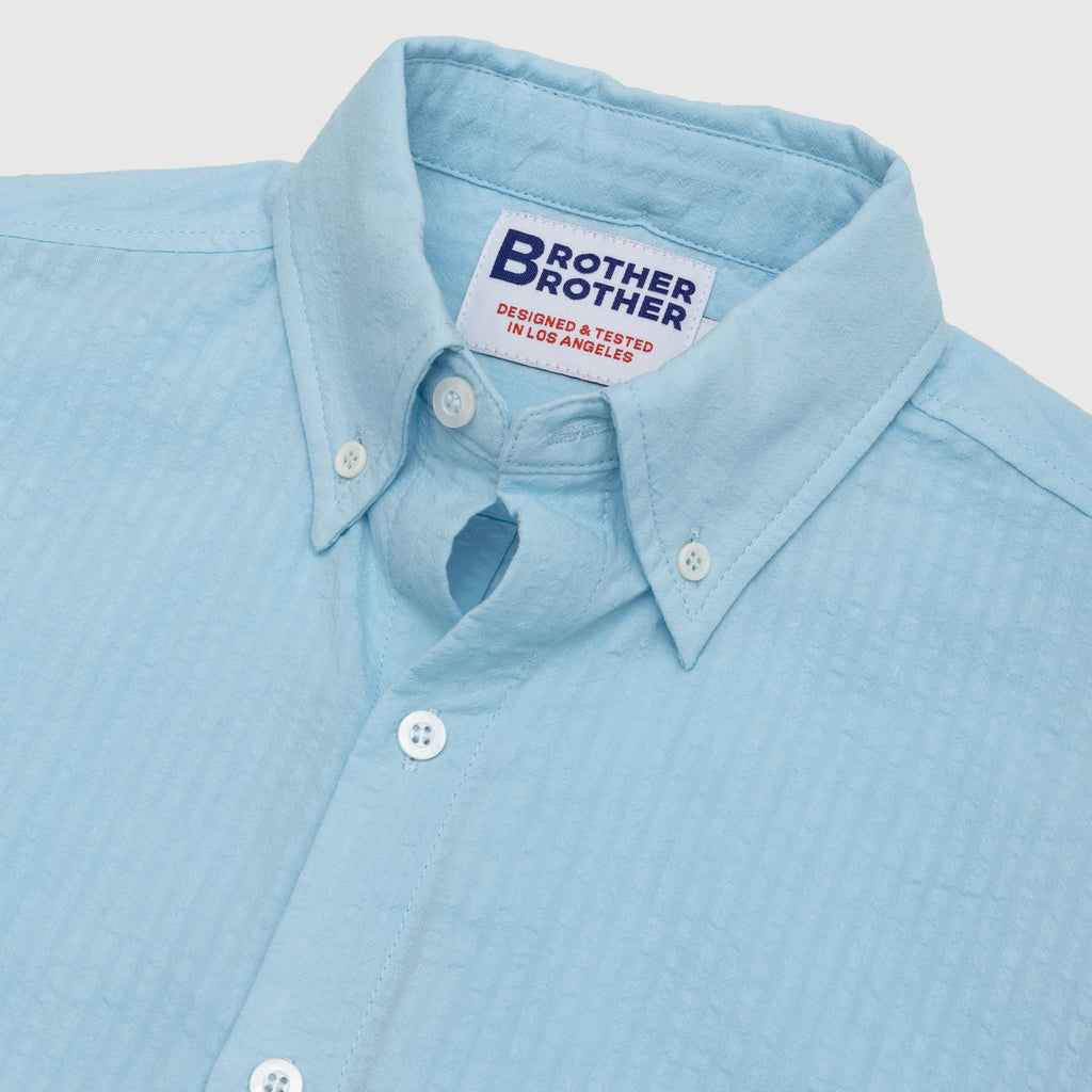 SIMPLE STITCH SEERSUCKER SHIRT