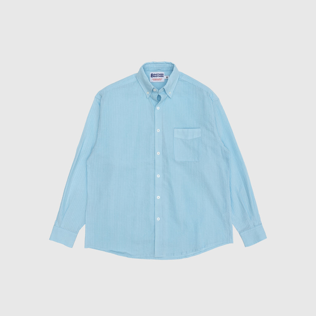 SIMPLE STITCH SEERSUCKER SHIRT