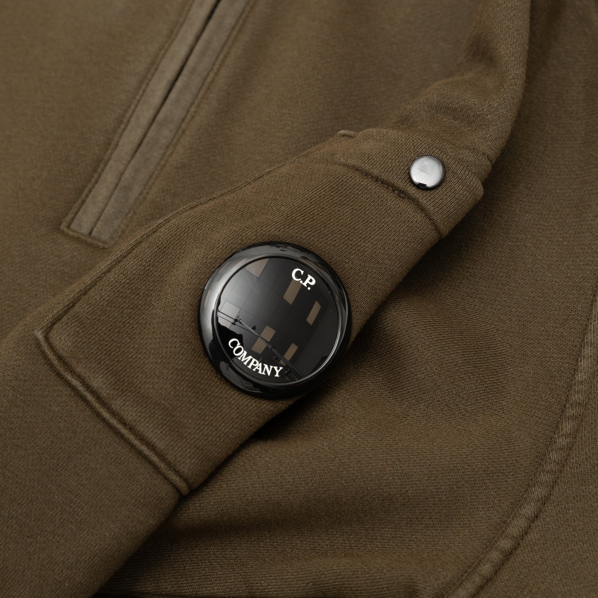 BRUSHED AND EMERIZED DIAGONAL FLEECE HALF ZIP SWEATSHIRT