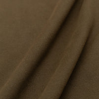 BRUSHED AND EMERIZED DIAGONAL FLEECE HALF ZIP SWEATSHIRT