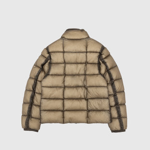 DD SHELL HOODED SHORT DOWN JACKET