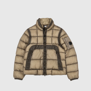 DD SHELL HOODED SHORT DOWN JACKET