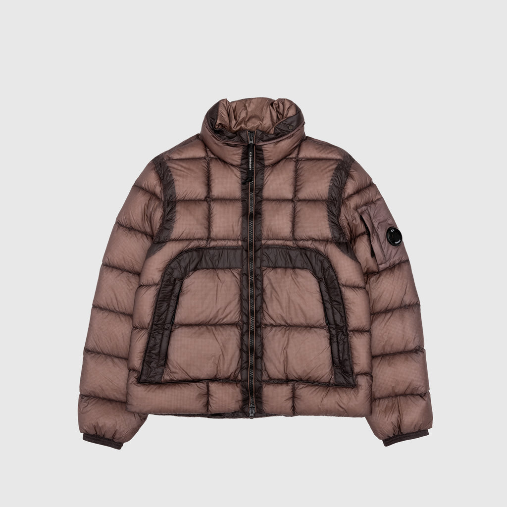 DD SHELL HOODED SHORT DOWN JACKET