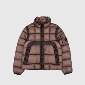 DD SHELL HOODED SHORT DOWN JACKET