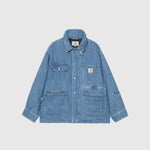 x INVINCIBLE DENIM CHORE COAT MAX