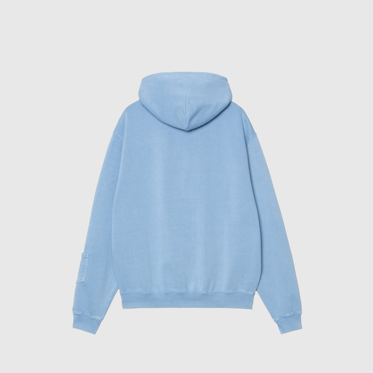 x INVINCIBLE HOODED PIGMENT DYED SWEAT