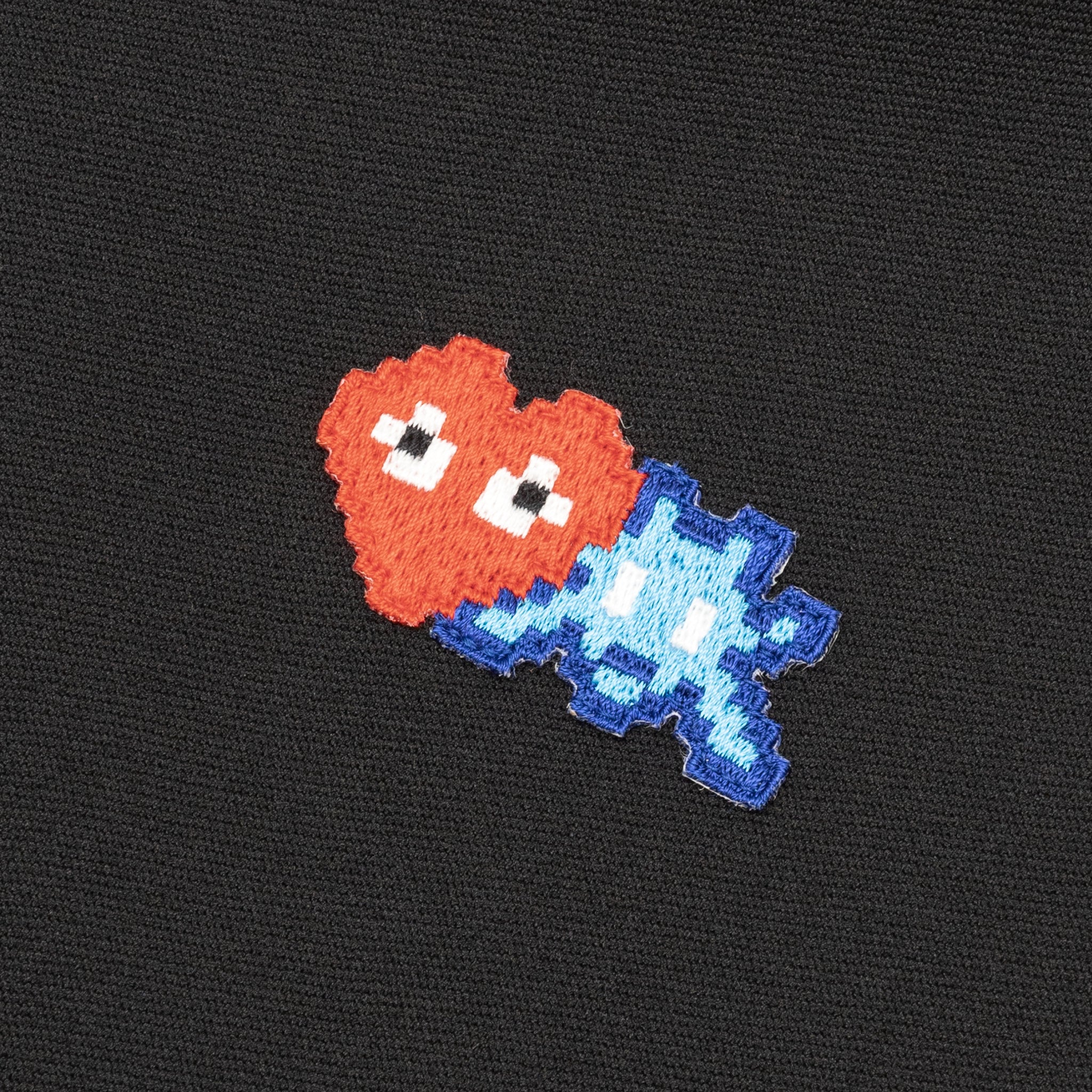 PIXELATED RED HEART ZIPPERED HOODY X INVADER