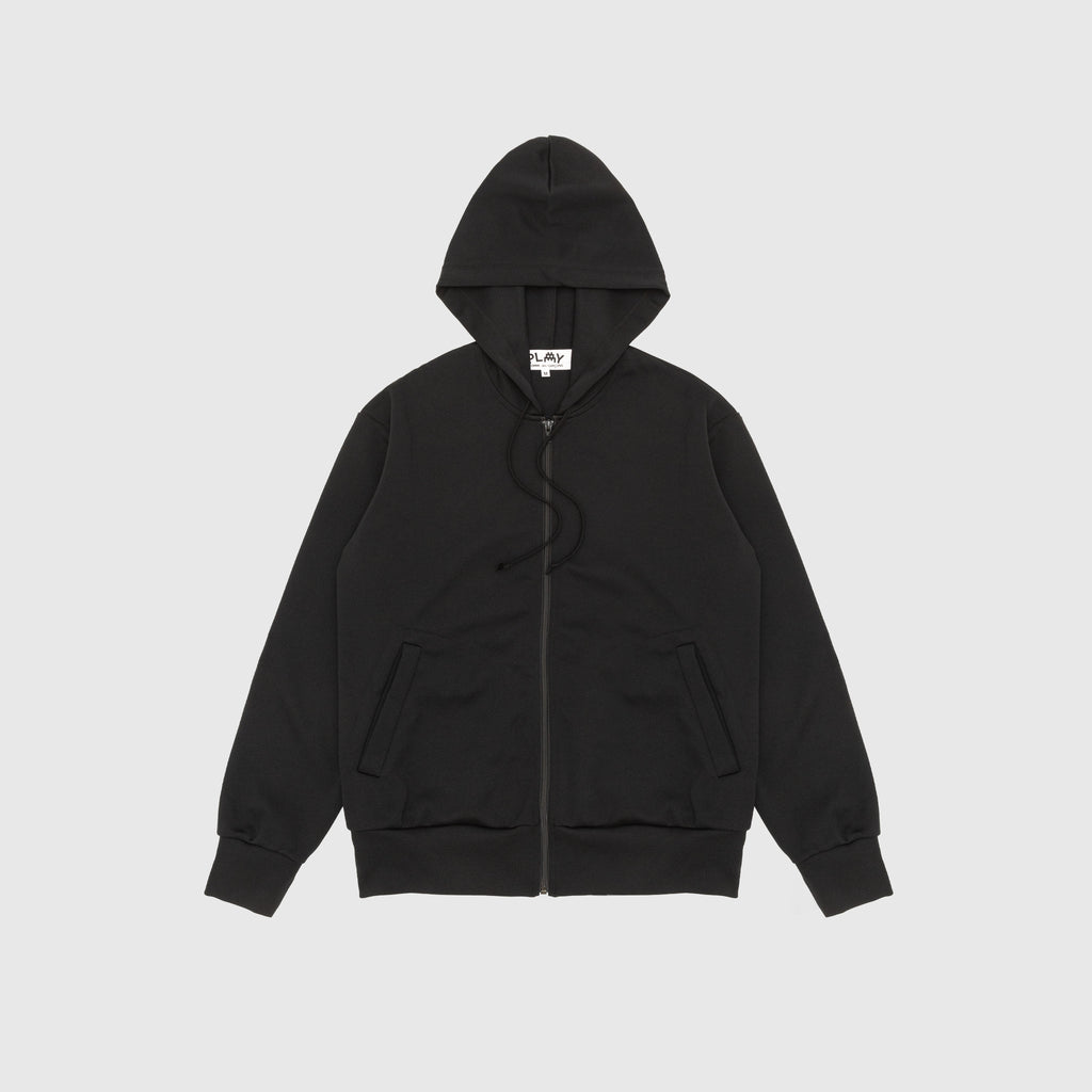 PIXELATED RED HEART ZIPPERED HOODY X INVADER